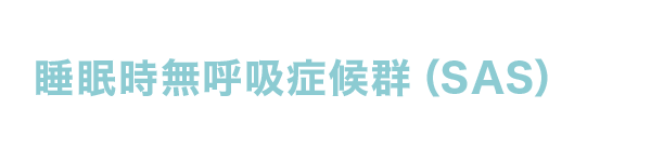 睡眠時無呼吸症候群(SAS)